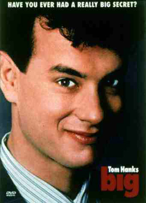 Tom Hanks in Big movie poster