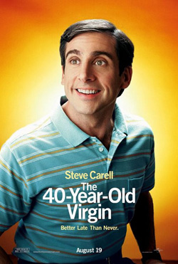 40 year old virgin movie poster Steve Carell
