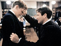 Dead Poets Society Midpoint Mr Keating (Robin Williams) confronts Todd (Ethan Hawke) and the timid student finally reveals what lurks beneath his timid shell
